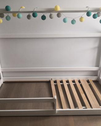 Lettino  Montessori + materasso memory