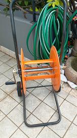 rotolo porta canna irrigazione giardino 