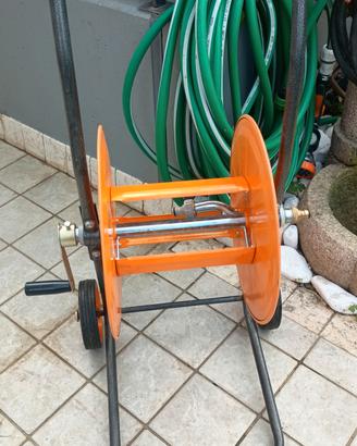 rotolo porta canna irrigazione giardino 