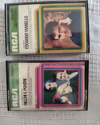 N. 2 audiocassette RCA