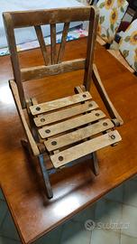 piccola sedia anni 50