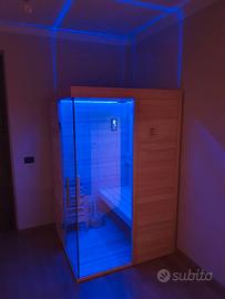 Sauna Finlandese NUOVA Dimhora da 1500x120x190