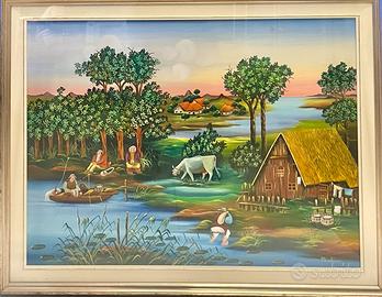 Quadro naif Nicolich 1993