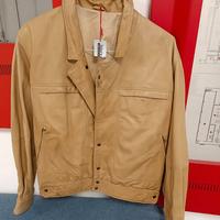 Giubbotto biker vera pelle made in Italy nuovo