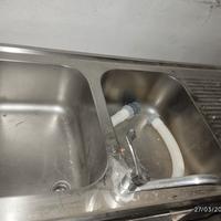 lavandino con fontana industriale 