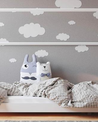 Letto Montessori design a casetta