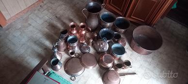 rame( vintage) molti pezzi