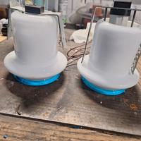 Coppia Faretti incasso Leucos murano