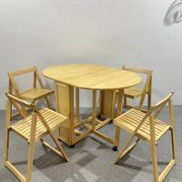 Garden Dining Set Table & 4 Chairs Danish Design