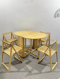 Garden Dining Set Table & 4 Chairs Danish Design