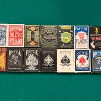 Collezione carte da gioco bicycle e varie