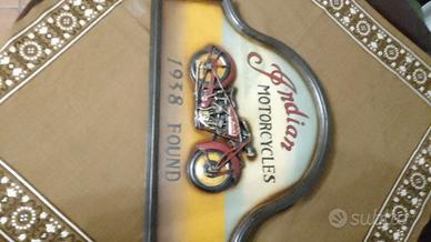 quadretto stile vintage indian motorcycles