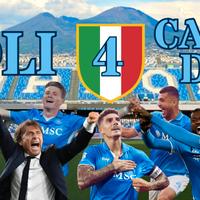 STRISCIONE 8 NAPOLI IN PVC 200X70CM 4 scudetto