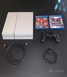 PS4 Fat Bianca + 2 Giochi