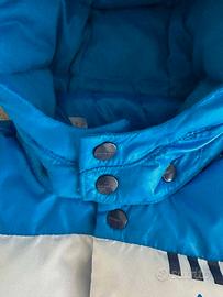 Piumino Adidas bambino blu bianco