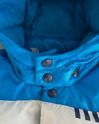 Piumino Adidas bambino blu bianco