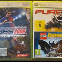 XBOX 360 PURE - BATMAN - PES 2009