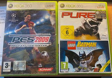 XBOX 360 PURE - BATMAN - PES 2009