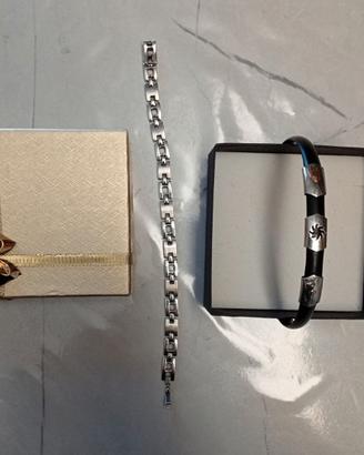 2 BRACCIALETTI UOMO mod. INCAS - mod. EGYPTS