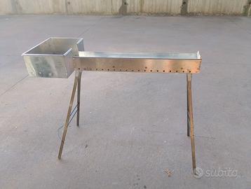 Barbecue canaletta per arrosticini 80cm