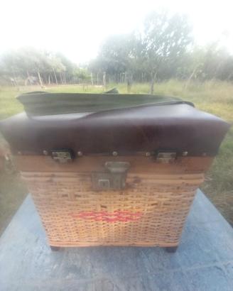 Panchetto pesca Belgium Originale Vintage anni 60/