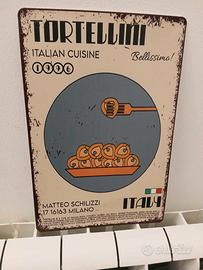 Matteo SchilizzI Segno in Metallo della Cucina Ita