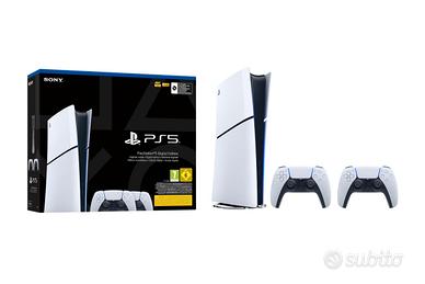 PS5 Slim Digital con due Dualsense