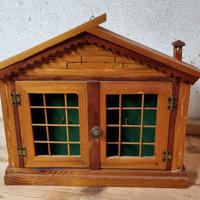 Casetta portachiavi artigianale da parete