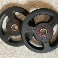 Coppia dischi gommati 5 kg