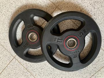 Coppia dischi gommati 5 kg
