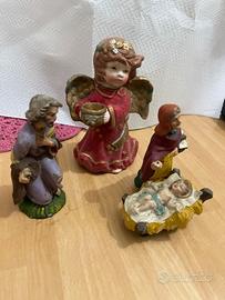 Statuine Prezepe in cartapesta e porcelana