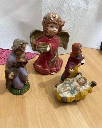 Statuine Prezepe in cartapesta e porcelana