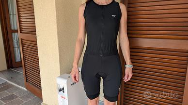 Tuta da triathlon donna Wulibike nuova taglia M