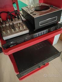 impianto audio professionale + 4 casse