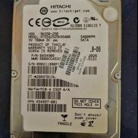 Hard disk 250gb hitachi sata 2,5 hts542525k9sa00