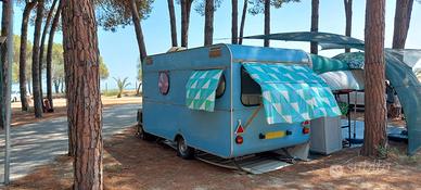 ROULOTTE LAVERDA ASCOT 380/Veranda Gonfiabile Obel