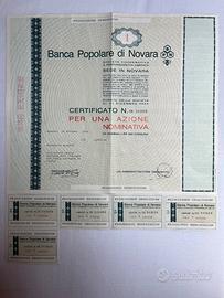 Vecchio certificato azionario