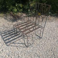 Poltrona in ferro da esterno