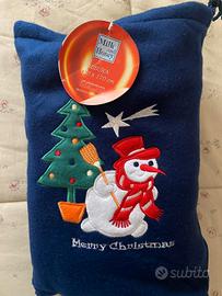 Plaid con sacca Pile  Natalizio