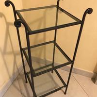 Elegante comodino in ferro battuto PROPOSTA LAMPO