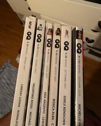 126 numeri rivista GQ anni 2000