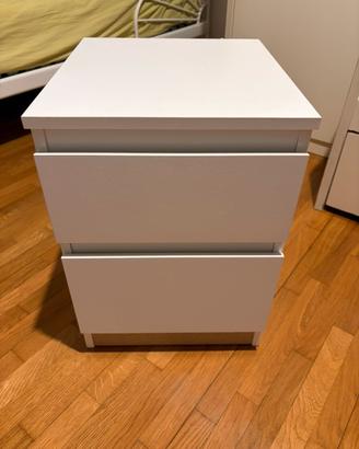 Comodino nuovo ikea bianco in legno