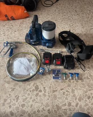 Pistola airless pro a batteria