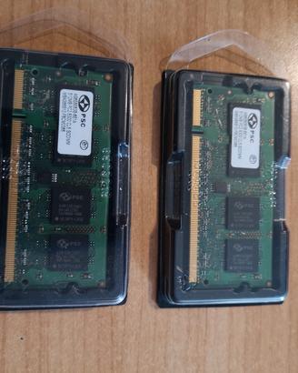 2xSodim 512mb PC2-5300 