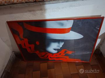 poster in cornice vintage anni 90