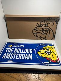 Targa The bulldog originale in metallo Amsterdam