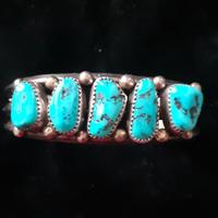 Bracciale Navajo Vintage in argento Sterling