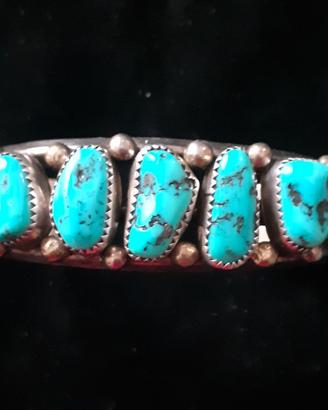 Bracciale Navajo Vintage in argento Sterling