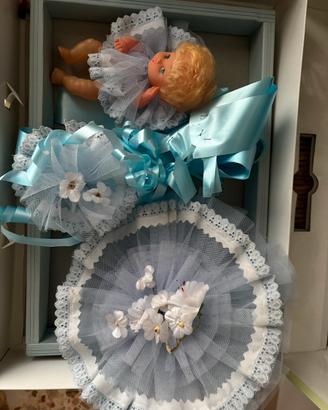 Fiocco azzurro nascita bambino