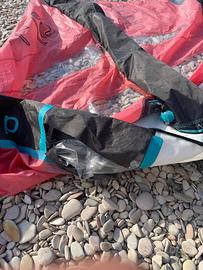 Vela wing foil duonte slick sls da riparare